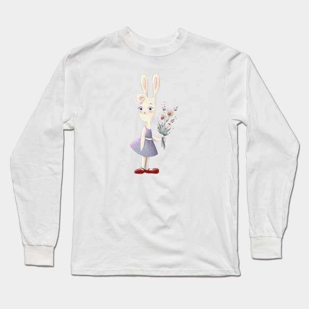 Little bunny Long Sleeve T-Shirt by Lu Lapin